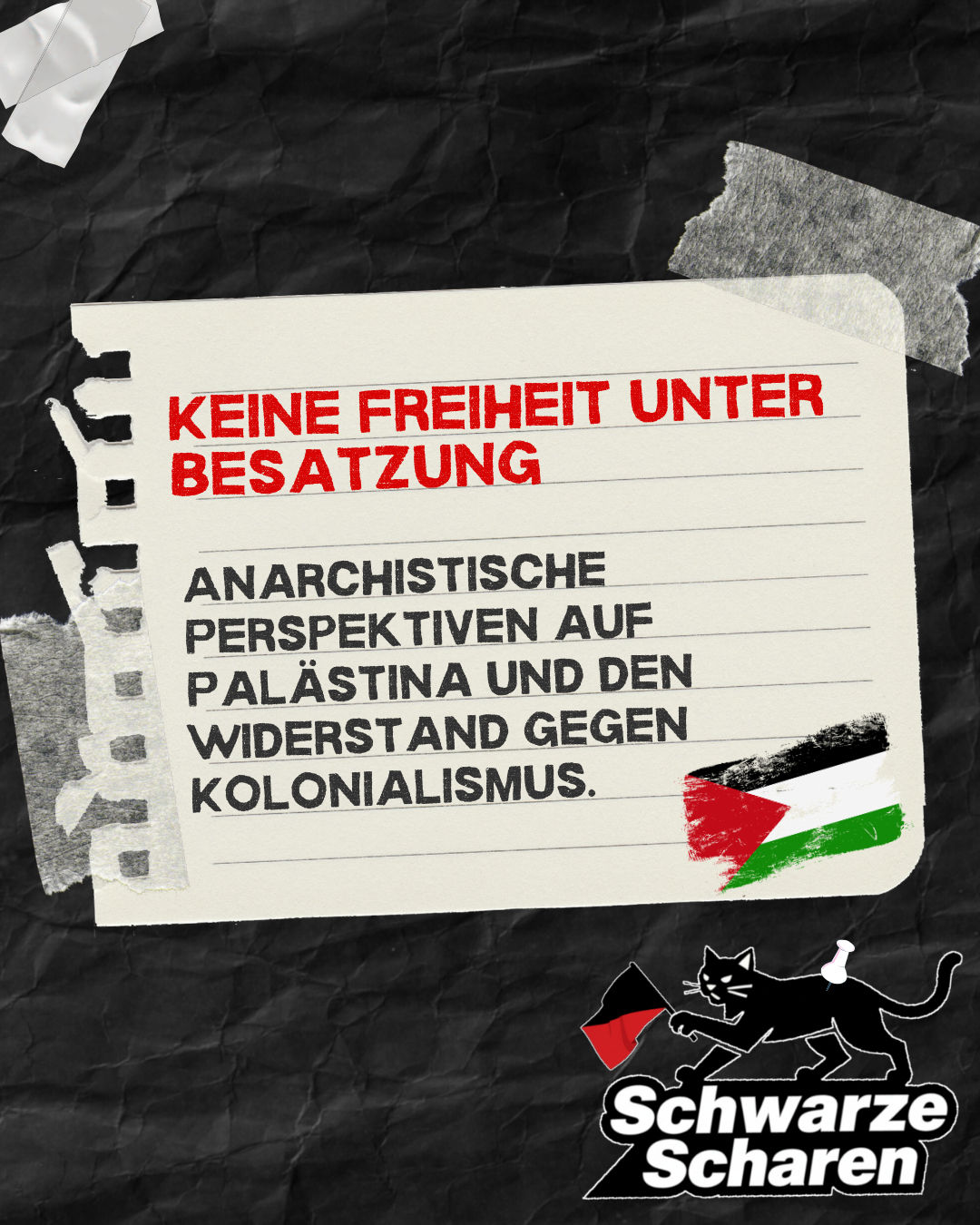 Keine Freiheit unter Besatzung